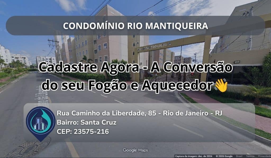 CONDOMÍNIO RIO MANTIQUEIRA Rua Caminho da Liberdade, 85 (Lot. J P Alves) - Rio de Janeiro - RJ Bairro: Santa Cruz CEP: 23575-216